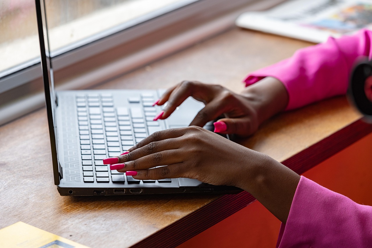 Laptop, typing, working — Advancements in PP Recycling: New Technologies and Innovations